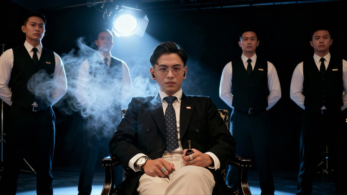 Chiếc tẩu trở thành món phụ kiện quen thuộc của 'tổng tài' Nguyễn Văn Thiên.