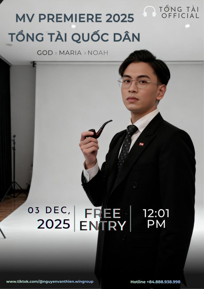 Xuất hiện trong MV ca nhạc của riêng mình, 'tổng tài' Nguyễn Văn Thiên cũng cầm chiếc tẩu