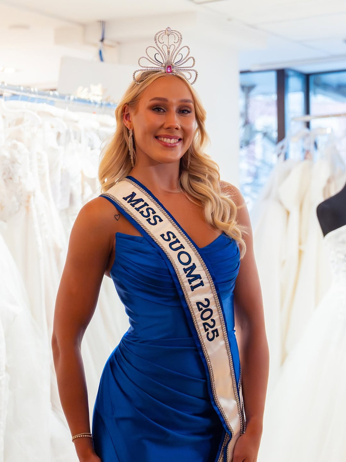 Á hậu 1 của cuộc thi - Tara Lehtonen là người đẹp sẽ nhận danh hiệu Hoa hậu Phần Lan 2025. (Ảnh: missfinlandofficial)
