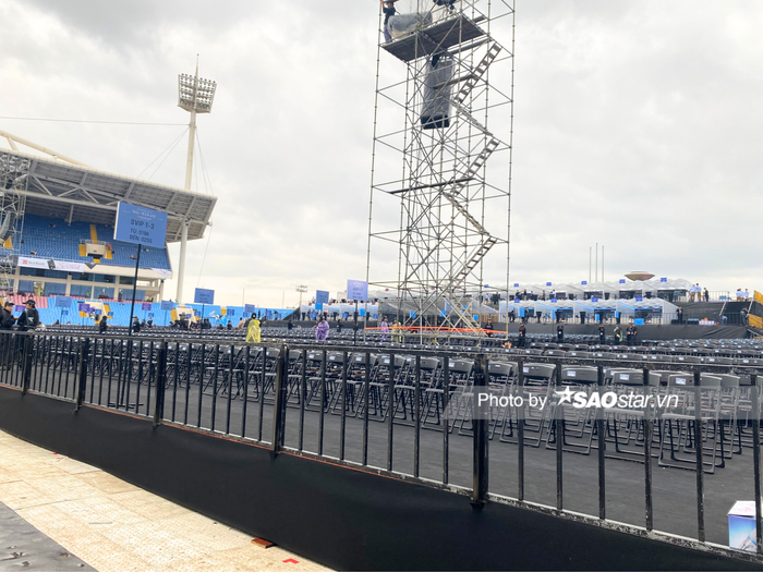 Bên trong sân khấu live concert của Mỹ Tâm được bố trí rộng rãi.