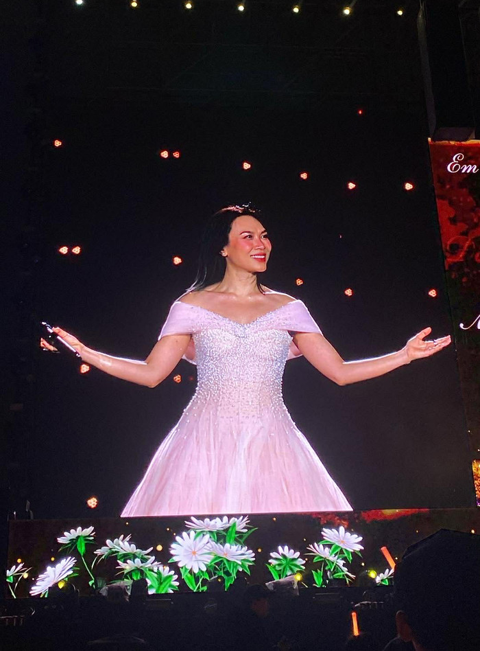 Trực tiếp live concert của Mỹ Tâm tại Hà Nội: 'Chị đại showbiz' xuất hiện trên bàn treo chục mét, chuẩn sao hạng S Ảnh 1