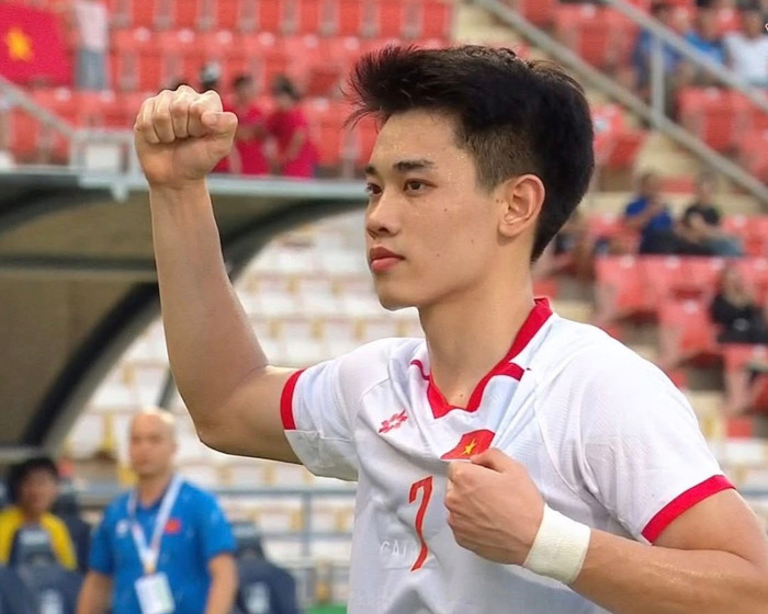 Đình Bắc là ngôi sao của U22 Việt Nam. 