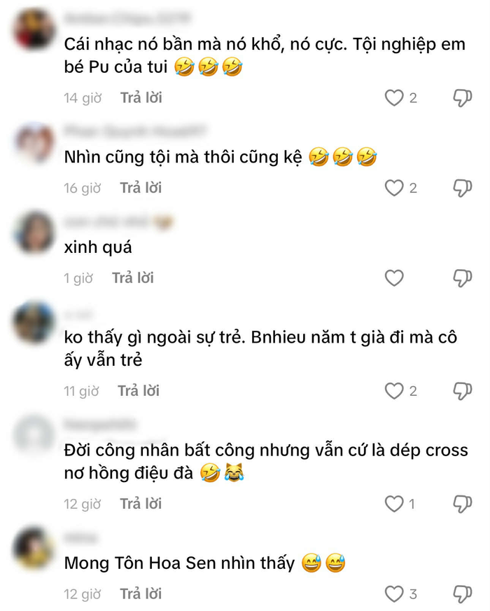 Đoạn clip 17 giây của Chi Pu khiến cư dân mạng bàn tán xôn xao, để lại vô số bình luận hài hước (Ảnh: Chụp màn hình).