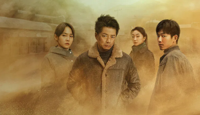 Cơn bão cát bao phủ thị trấn