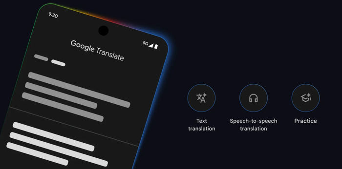 Google Translate triển khai tính năng dịch trực tiếp khi đeo tai nghe. Ảnh: 9to5google