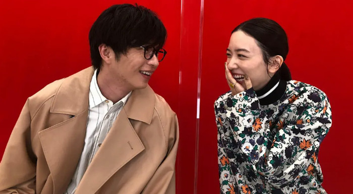 Mei Nagano và Kei Tanaka (Cảnh hậu trường phim 'Gia tộc kế vị').