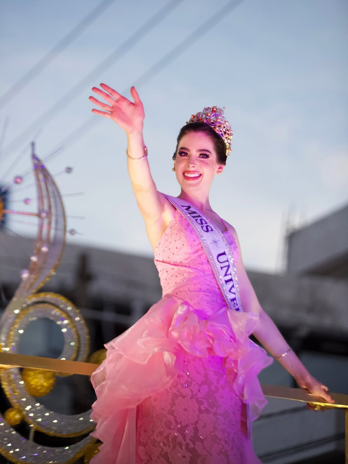 Lễ diễu hành mừng chiến thắng Miss Universe 2025 được tổ chức long trọng tại bang Tabasco - quê hương của Fátima Bosch.&nbsp;(Ảnh: missuniverse)