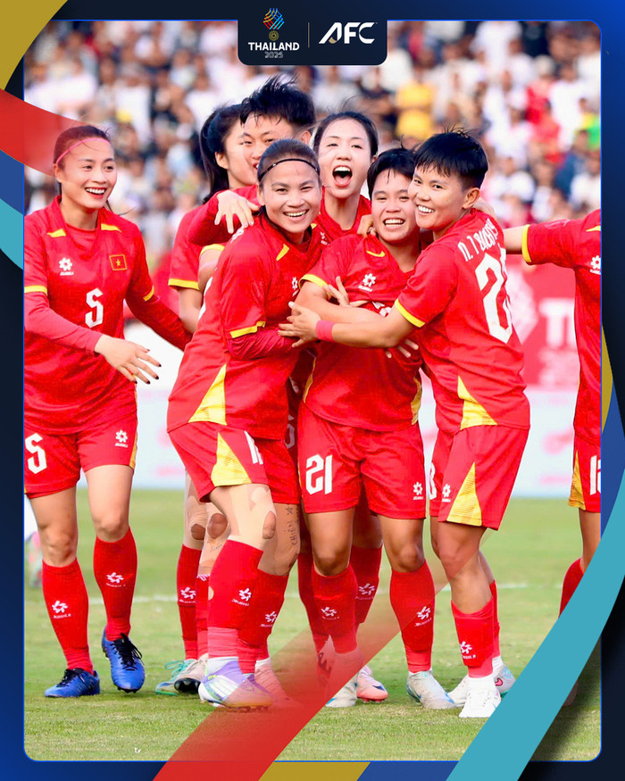 Tuyển nữ Việt Nam sẽ quyết phá dớp trước Philippines ở chung kết SEA Games 33. Ảnh: AFC