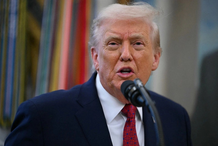 Tổng thống Mỹ Donald Trump tại Nhà Trắng ngày 15/12. Ảnh: AFP