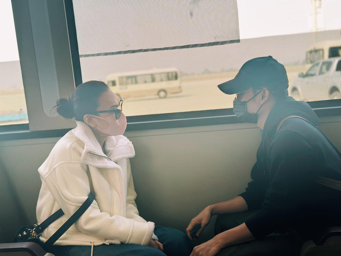 Trúc Nhân được cho là đã dành thời gian trò chuyện, gặp gỡ với Trúc Nhân vào hồi đầu năm. Cả hai có mối quan hệ thân thiết, luôn trân trọng đối phương. Ảnh: FBNV