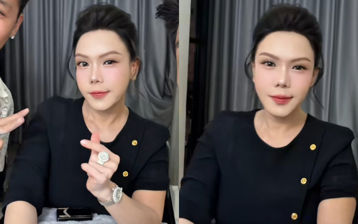 Hình ảnh Việt Hương khoe nhan sắc 'hack tuổi' đang được khán giả bàn tán sôi nổi. Ảnh chụp màn hình