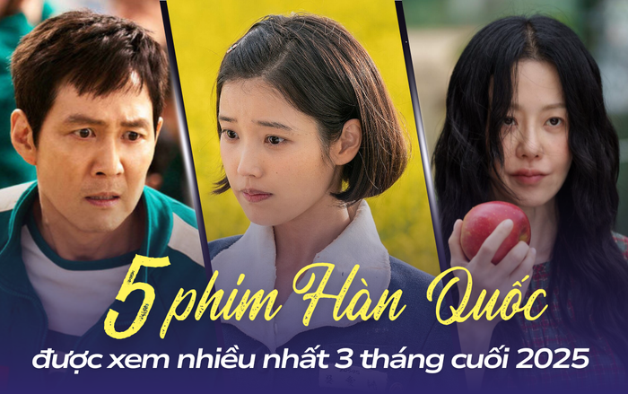 5 phim Hàn được xem nhiều nhất trên Netflix 3 tháng cuối năm 2025: Squid Game 3 vẫn chễm chệ.