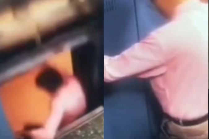 Chuẩn bị bước ra thang máy, người đàn ông gặp sự cố khiến ai xem cũng rùng mình Ảnh 2