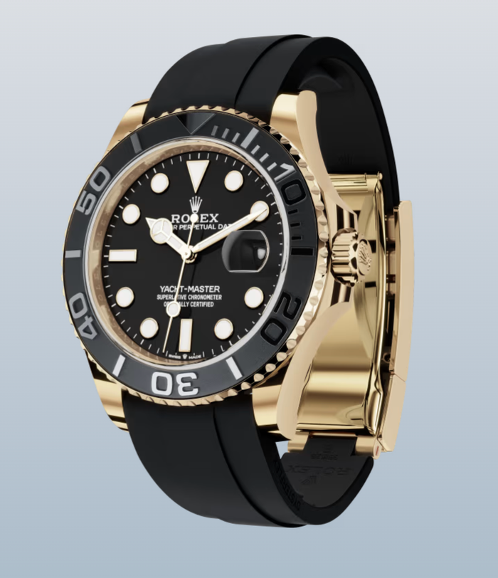 Mặt số trên chiếc đồng hồ của Quang Hải sử dụng hệ thống phát quang đặc trưng của Rolex. (Ảnh: Rolex)