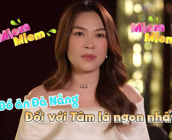 Với ca sĩ Mỹ Tâm, đồ ăn Đà Nẵng là ngon nhất. Nguồn: 2 Ngày 1 Đêm