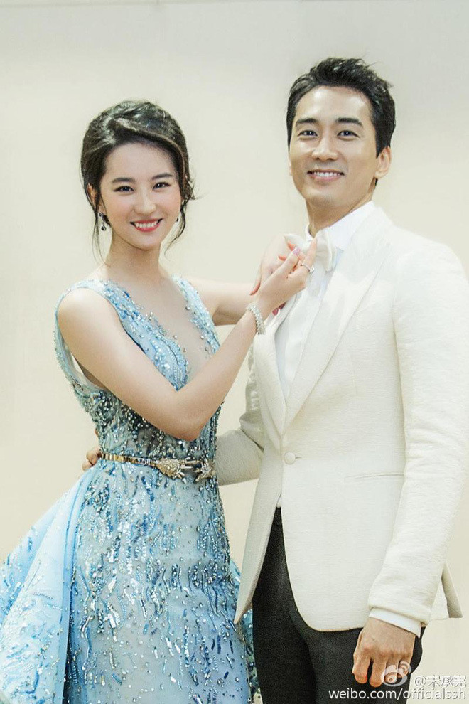 Song Seung-heon và Lưu Diệc Phi.