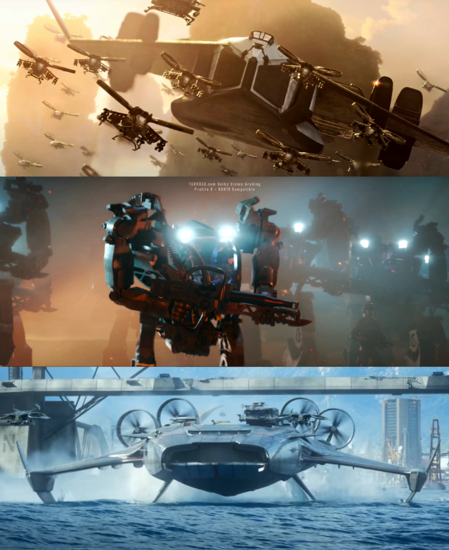 Đại cảnh chiến đấu giữa Na’vi, sinh vật khổng lồ và lực lượng con người, minh chứng cho tham vọng thị giác của James Cameron