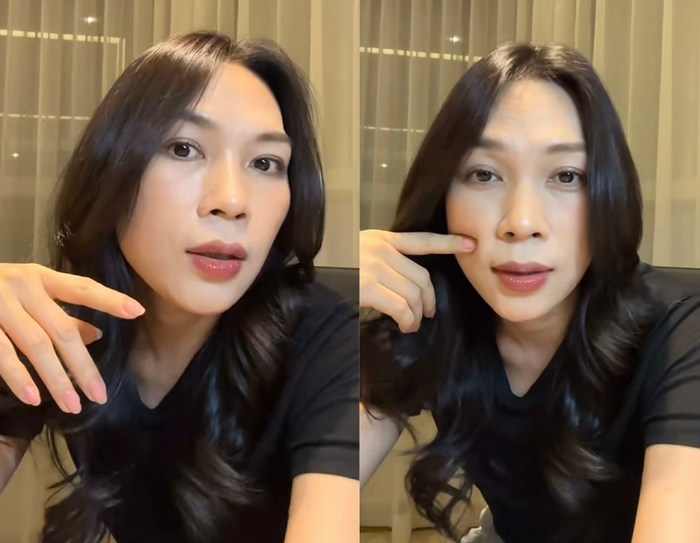 Mỹ Tâm chú trọng rửa mặt sach và tẩy da chết thường xuyên để làn da khỏe. Ảnh chụp màn hình