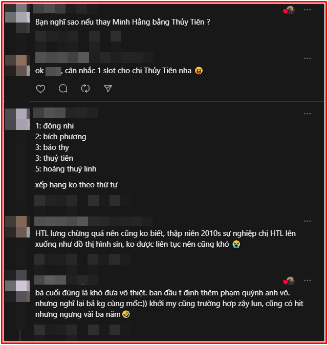 Ca sĩ Thủy Tiên bị 'réo tên' Ảnh 1