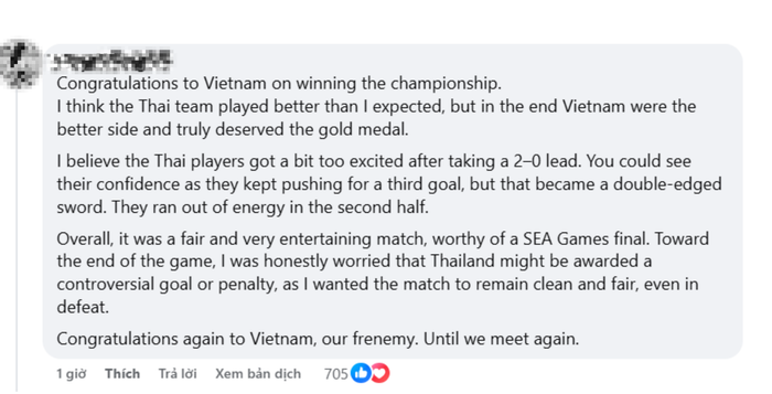 Chiến thắng của U22 Việt Nam tại SEA Games 33 khiến Đông Nam Á phải nói đến nhiều. Ảnh chụp màn hình