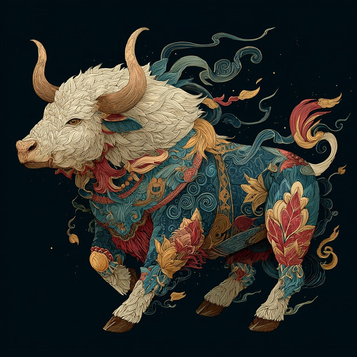 Tuổi Sửu được cho là con giáp có vận may trong ngày mùng 1 tháng 11 âm lịch. (Ảnh minh họa)