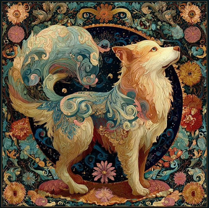 Trong ngày mùng 1 âm lịch, tuổi Tuất được đánh giá là con giáp có vận trình khá toàn diện. (Ảnh minh họa)