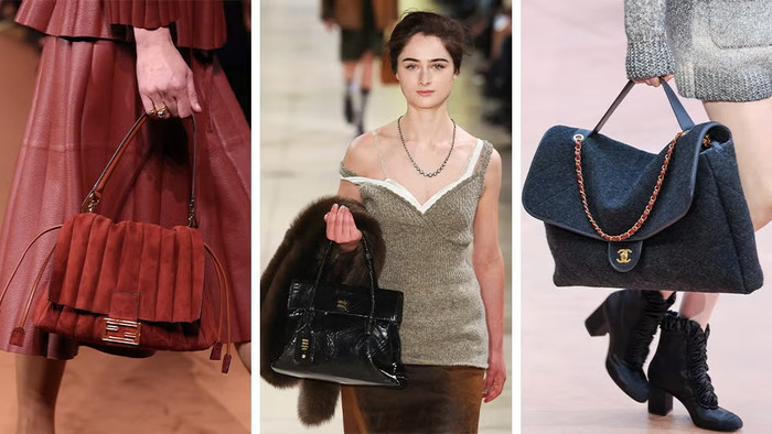 Túi nắp gập. Ảnh: Harpers Bazaar