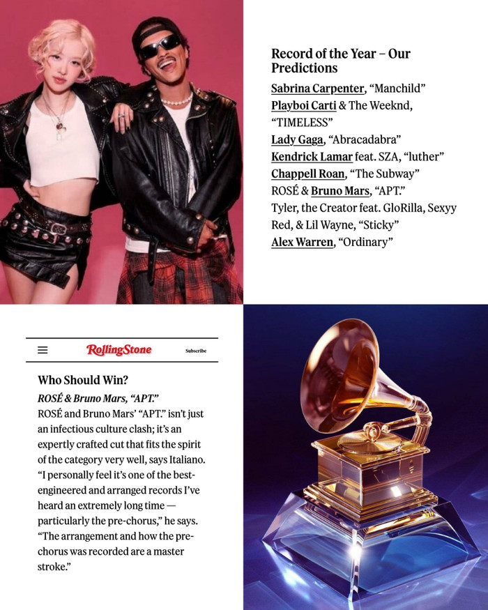 Rosé sẽ là nghệ sĩ Kpop đầu tiên đạt giải GRAMMY? Ảnh 2