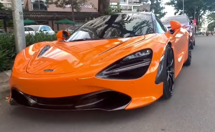 Chiếc McLaren 720S gây ấn tượng mạnh bởi khả năng tăng tốc từ 0km - 100km chỉ trong 4.5 giây. (Ảnh: chụp màn hình)