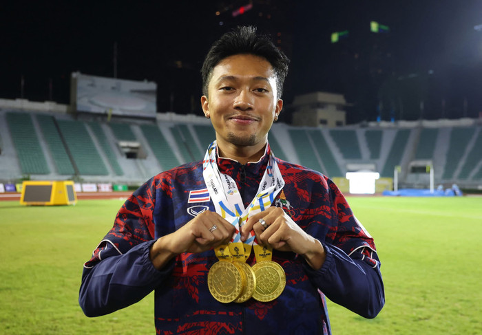 Điền kinh Thái Lan có VĐV chạy dưới 10 giây. Ảnh: Siam Sport