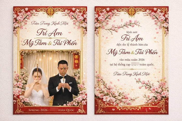 Rầm rộ 'thiệp cưới' của Mỹ Tâm và Mai Tài Phến Ảnh 4