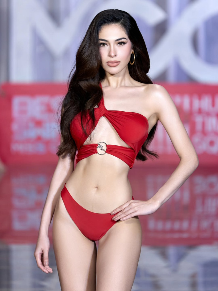 Á hậu Miss Cosmo sở hữu chiều cao 1m73 và làn da trắng sáng nổi bật. Ảnh: IGNV