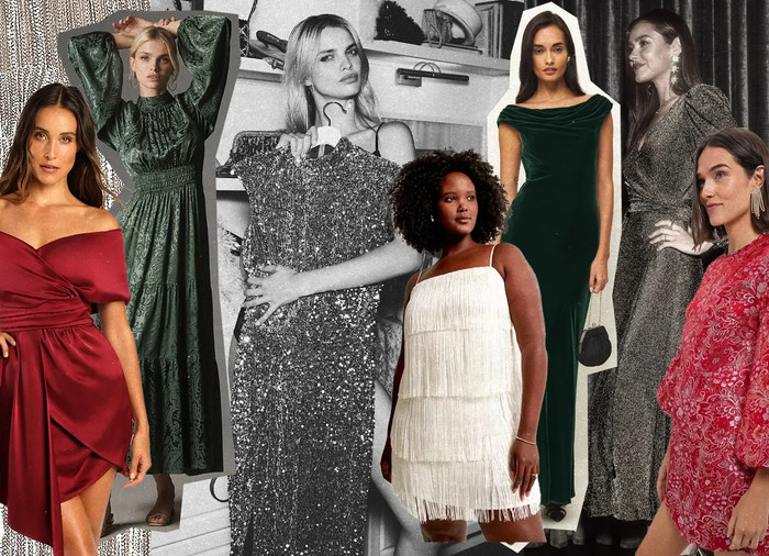 Xu hướng đầm dự tiệc lễ hội trong những ngày cuối năm 2025.