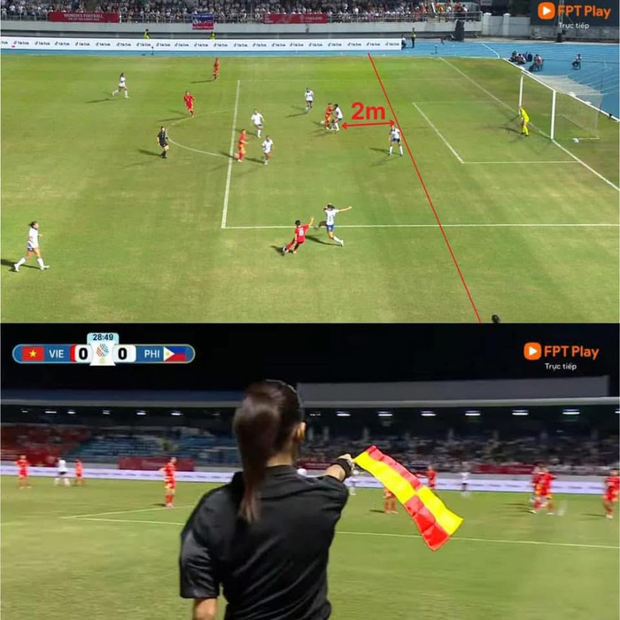 Theo truyền thông Lào, tình huống bắt việt vị trong trận chung kết SEA Games 33 của trợ lý trọng tài Lào là nghiêm trọng.