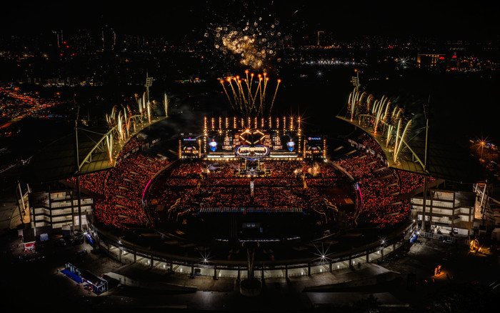 Toàn cảnh live concert của Mỹ Tâm tại Sân vận động Quốc gia Mỹ Đình (Hà Nội)&nbsp;vào ngày 13/12.&nbsp;