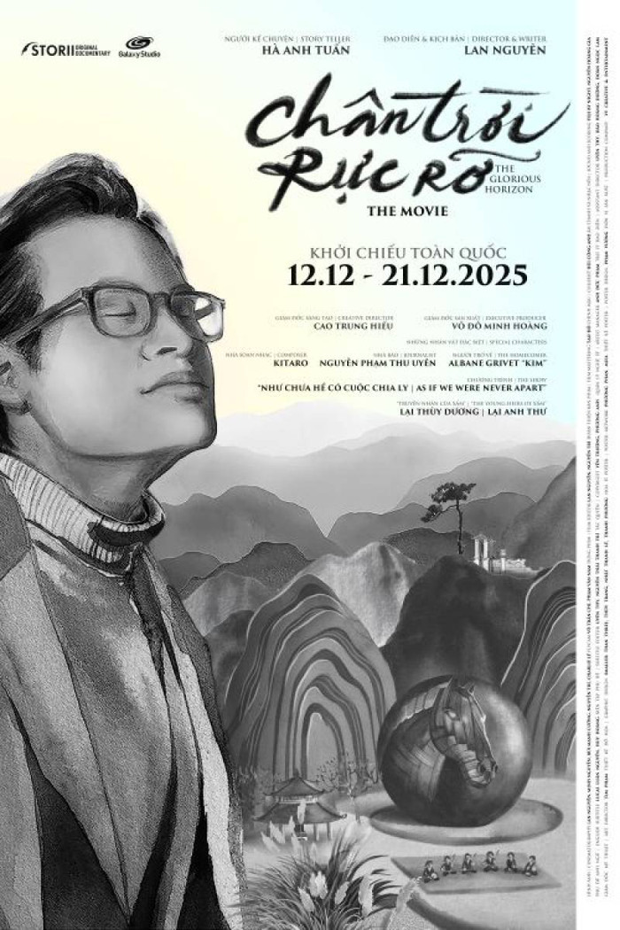 Bộ phim tài liệu Chân Trời Rực Rỡ đã dừng lại với doanh thu hơn 500 triệu đồng.