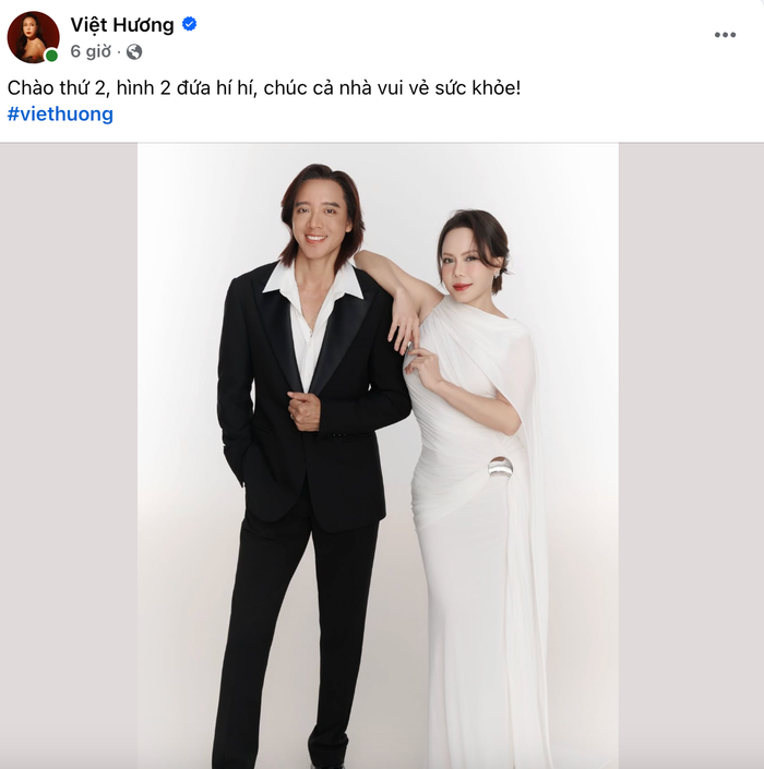 Bài đăng trưa 22/12 của Việt Hương trên trang cá nhân như ngầm bác bỏ mọi tin đồn thất thiệt liên quan đến cô thời gian qua.