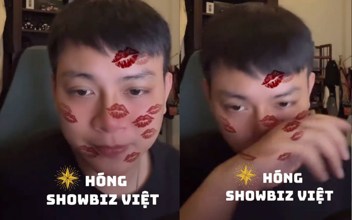 Biểu cảm của Hoài Lâm khi nhắc đến Hoài Linh đang gây xôn xao. (Ảnh chụp màn hình TikTok Hóng Showbiz Việt)