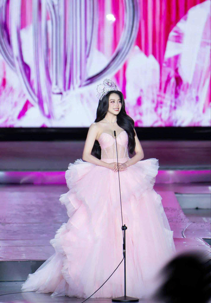 Thanh Thủy kỷ niệm 3 năm đăng quang Hoa hậu Việt Nam 2022. (Ảnh FBNV)