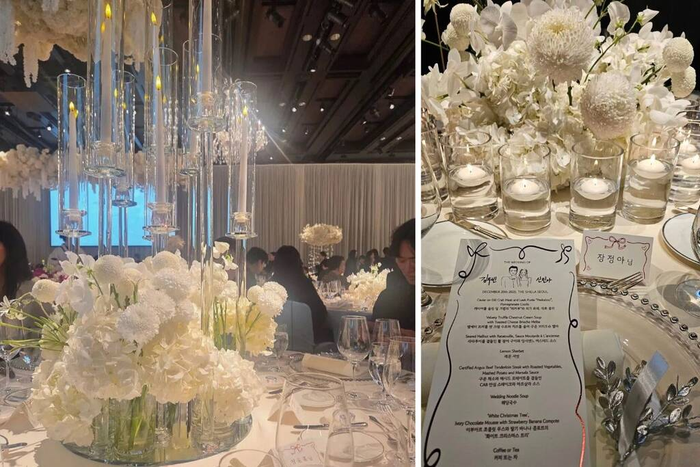 Bên trong lễ cưới của Shin Min Ah và Kim Woo Bin.&nbsp;