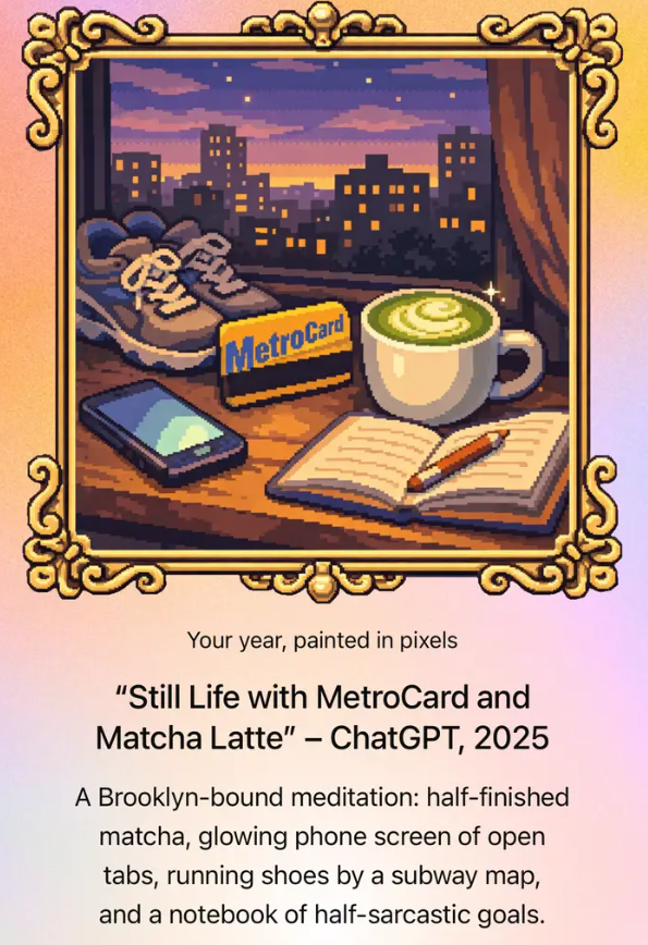 ChatGPT tạo ra hình ảnh pixel mô tả năm của bạn. Ảnh: businessinsider