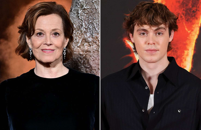 Sigourney Weaver và Jack Champion tại buổi công chiếu Avatar 3