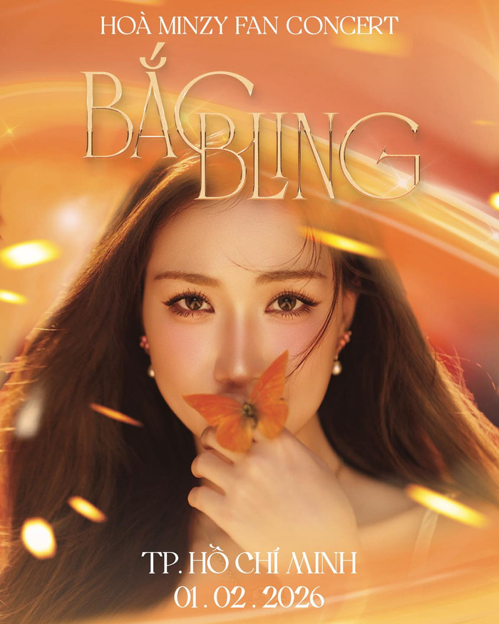 Hòa Minzy công bố ngày trọng đại - fan concert mang tên Bắc Bling. Ảnh: FBNV