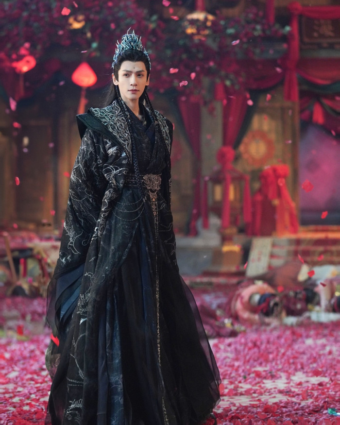 Thủy Long Ngâm - La Vân Hi, Lâm Duẫn (Ảnh: Weibo).