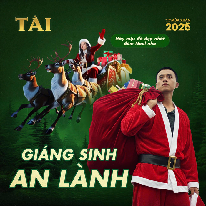 Bức ảnh được Mai Tài Phến chia sẻ khiến dân tình rần rần cho rằng anh đang đón Giáng sinh với Mỹ Tâm