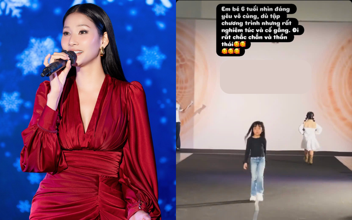 Hoàng Thùy dành nhiều lời nhắn nhủ tích cực đến ái nữ của vợ chồng Trường Giang. Ảnh: FBNV