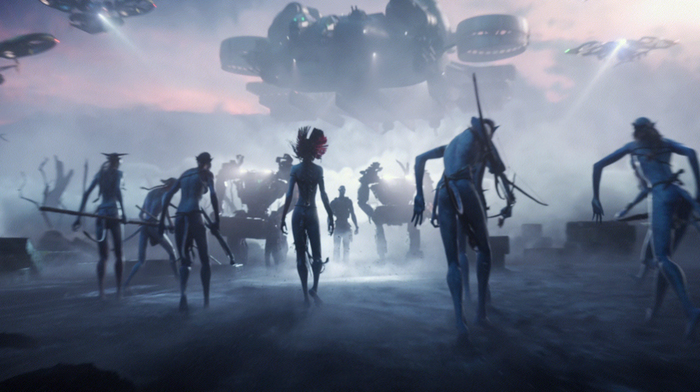 Một phân cảnh hành động quy mô lớn trong Avatar 3, minh chứng cho mức đầu tư khổng lồ lên tới 400 triệu USD của bom tấn điện ảnh này