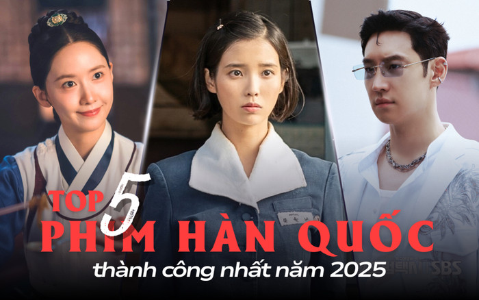 Top 5 phim Hàn thành công nhất năm 2025: Phim của IU ẵm trọn 3 Daesang.