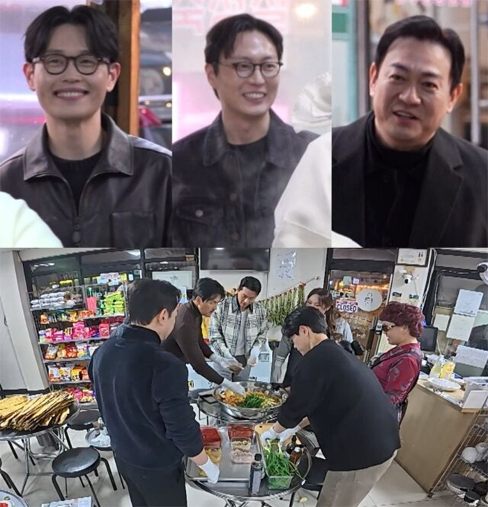 Hyun Bin trực tiếp vào bếp cùng các nghệ sĩ khác khiến khán giả thích thú.