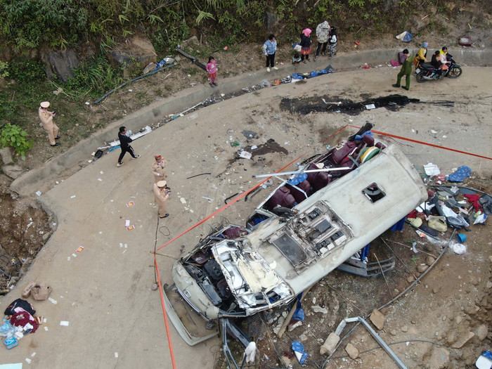 Hiện trường vụ việc. Ảnh: Tiền Phong